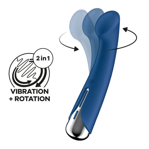Satisfyer Spinning G-Spot 1 - Blue > Sex Toys For Ladies > G-Spot Vibrators