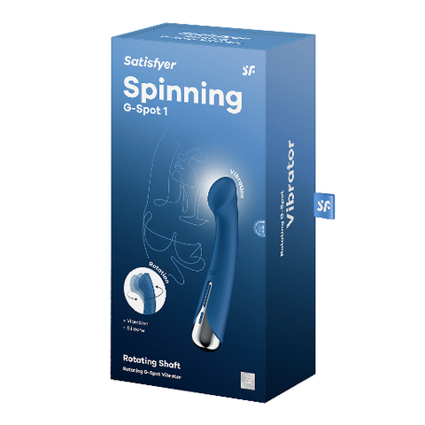 Satisfyer Spinning G-Spot 1 - Blue Blue Vibrators - G Spot