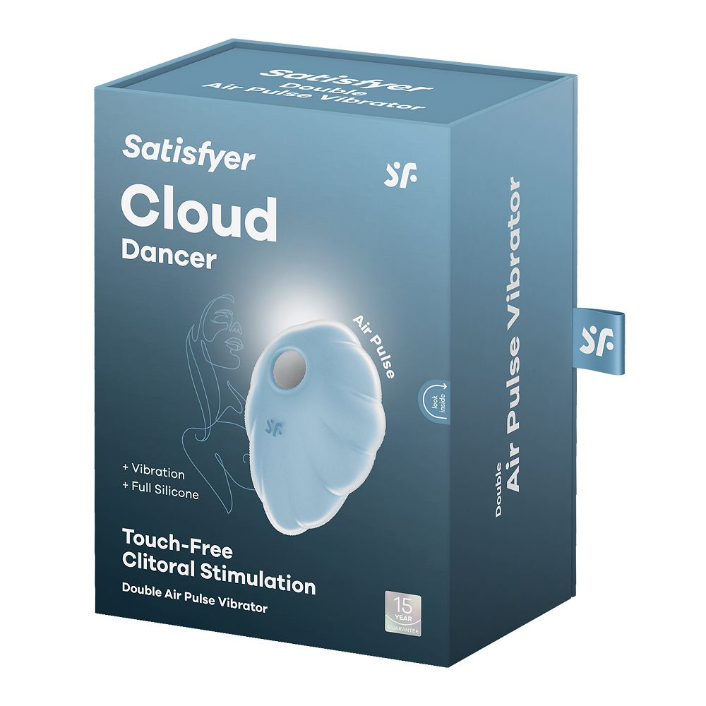 Satisfyer Cloud Dancer - Air Pulse Stimulator Blue > Vibrators > Vibrating Pads