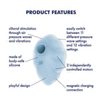 Satisfyer Cloud Dancer - Air Pulse Stimulator > Vibrators > Vibrating Pads
