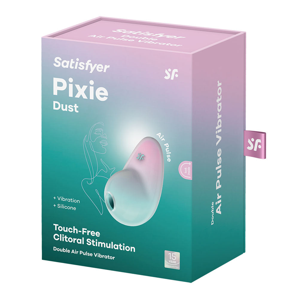 Satisfyer Pixie Dust Mint/Pink Double Air Pulse Vibrator Air Pulsation