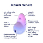 Satisfyer Pixie Dust Double Air Pulse Vibrator > Sex Toys For Ladies > Air Pulsation