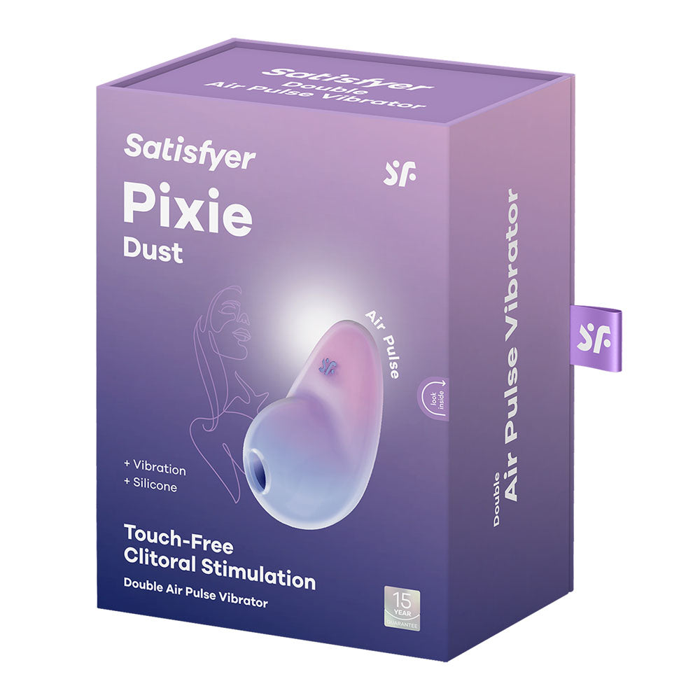 Satisfyer Pixie Dust Violet/Pink Double Air Pulse Vibrator > Sex Toys For Ladies > Air Pulsation