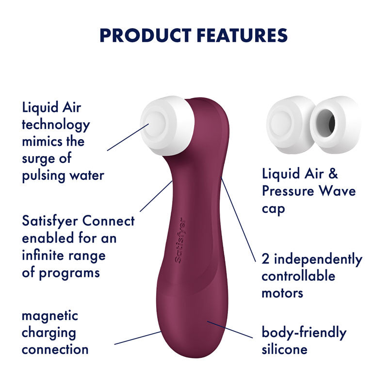 Satisfyer Pro 2 Gen 3 – App-Controlled Rechargeable Clitoral Stimulator > Sex Toys For Ladies > Air Pulsation
