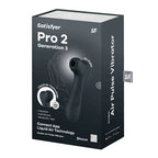 Satisfyer Pro 2 Gen 3 – App-Controlled Rechargeable Clitoral Stimulator Black > Sex Toys For Ladies > Air Pulsation