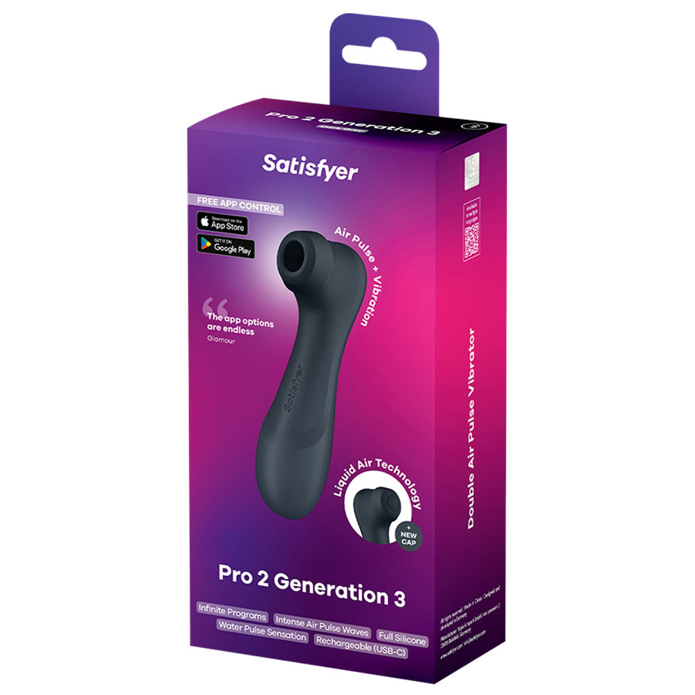 Satisfyer Pro 2 Gen 3 – App-Controlled Rechargeable Clitoral Stimulator > Sex Toys For Ladies > Air Pulsation