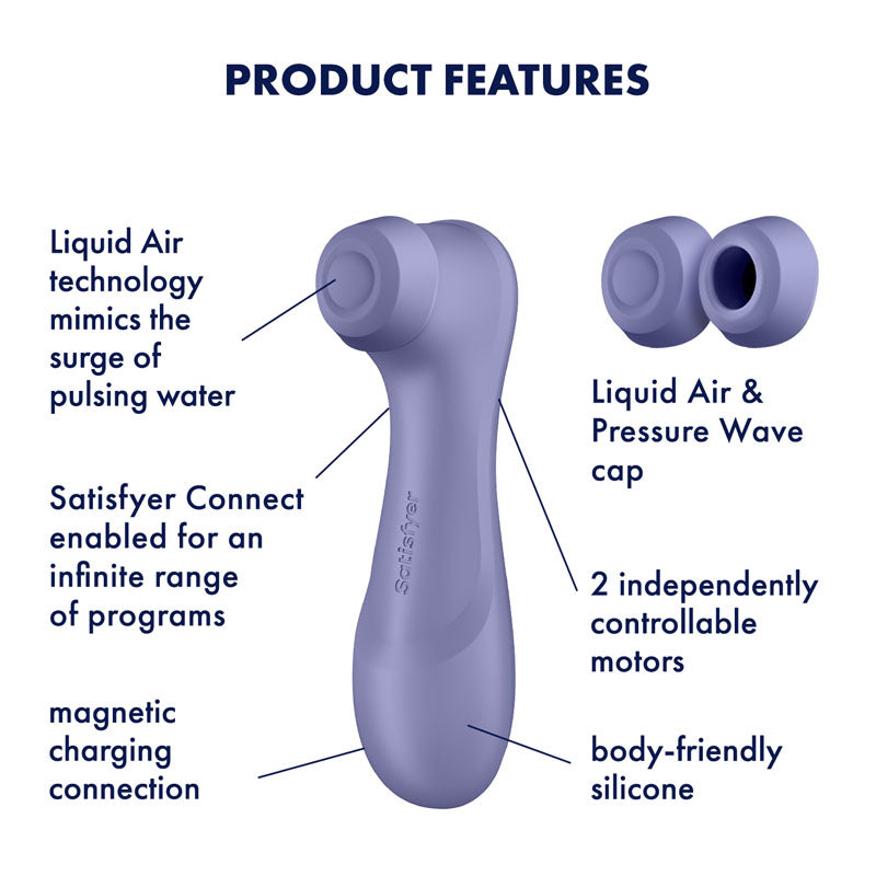 Satisfyer Pro 2 Gen 3 App Control Clitoral Stimulator Lilac