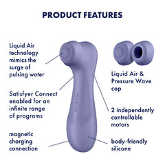 Satisfyer Pro 2 Gen 3 App Control Clitoral Stimulator Lilac