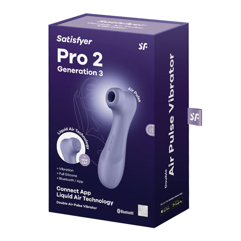 Satisfyer Pro 2 Gen 3 App Control Clitoral Stimulator Lilac