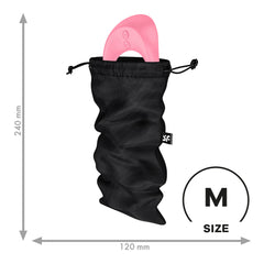 Satisfyer Treasure Bag Medium - Black - Toy Storage Bag