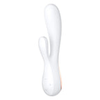 Satisfyer Mono Flex White Waterproof Silicone Vibrator with Dual Motors and Bluetooth App Compatibility > Sex Toys > Couples Toys