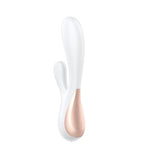 Satisfyer Mono Flex White Waterproof Silicone Vibrator with Dual Motors and Bluetooth App Compatibility > Sex Toys > Couples Toys