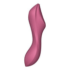 Satisfyer Curvy Trinity 3 Red Silicone Multifunctional Vibrator with 3 Motors