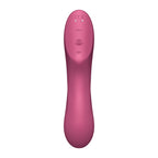 Satisfyer Curvy Trinity 3 Red Silicone Multifunctional Vibrator with 3 Motors