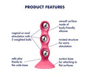 Satisfyer Triple Ball-R 18cm Weighted Anal Plug – Three Beaded Stimulation > Anal Range > Anal Beads