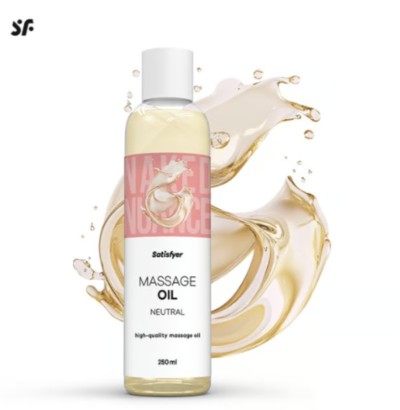 Satisfyer Massage Oil (Neutral, 250ml) – Massage Oil > Essentials > Massage Oil