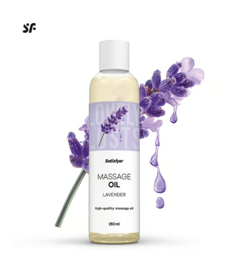 Satisfyer Massage Oil (Lavender) – 250ml Massage Oil > Essentials > Massage Oil