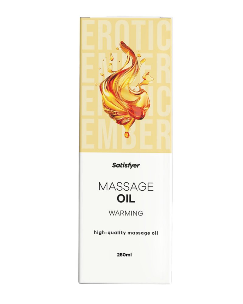 Satisfyer Massage Oil Warming (250 ml) – Warming Massage Oil > Essentials > Massage Oil