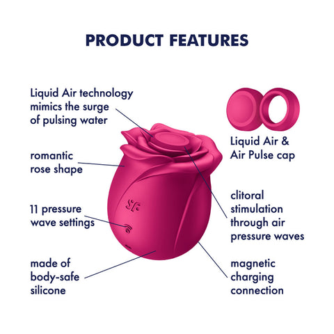 Satisfyer Pro 2 Classic Blossom – Air Pulse Vibrator > Sex Toys For Ladies > Rose Stimulators