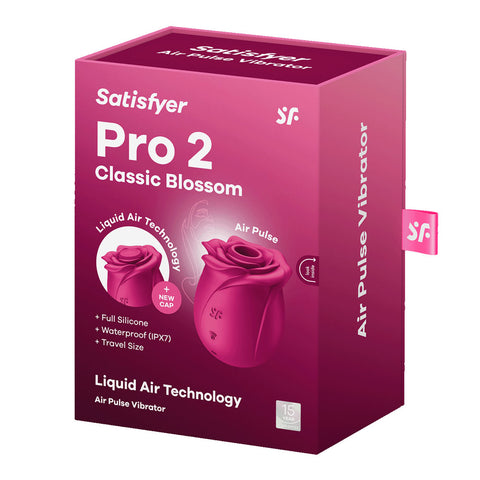Satisfyer Pro 2 Classic Blossom – Rechargeable Air Pulse Vibrator AIR PULSATION