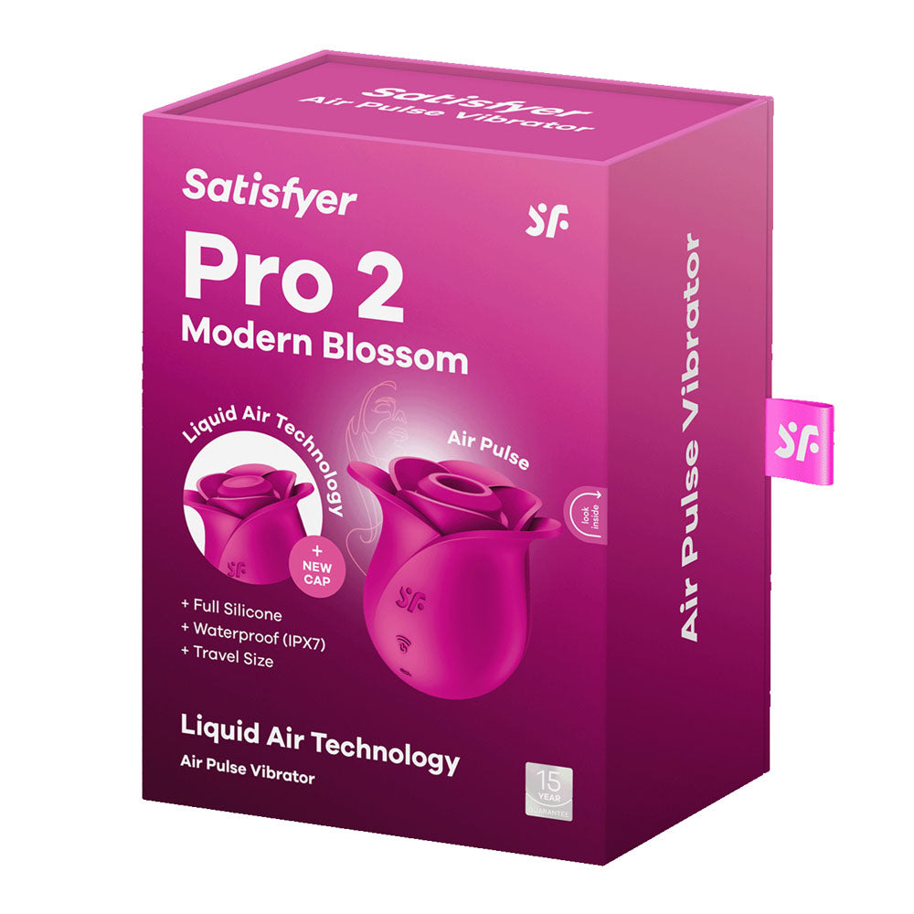 Satisfyer Pro 2 Blossom – Air Pulse Rose Stimulator Vibrator > Sex Toys For Ladies > Rose Stimulators