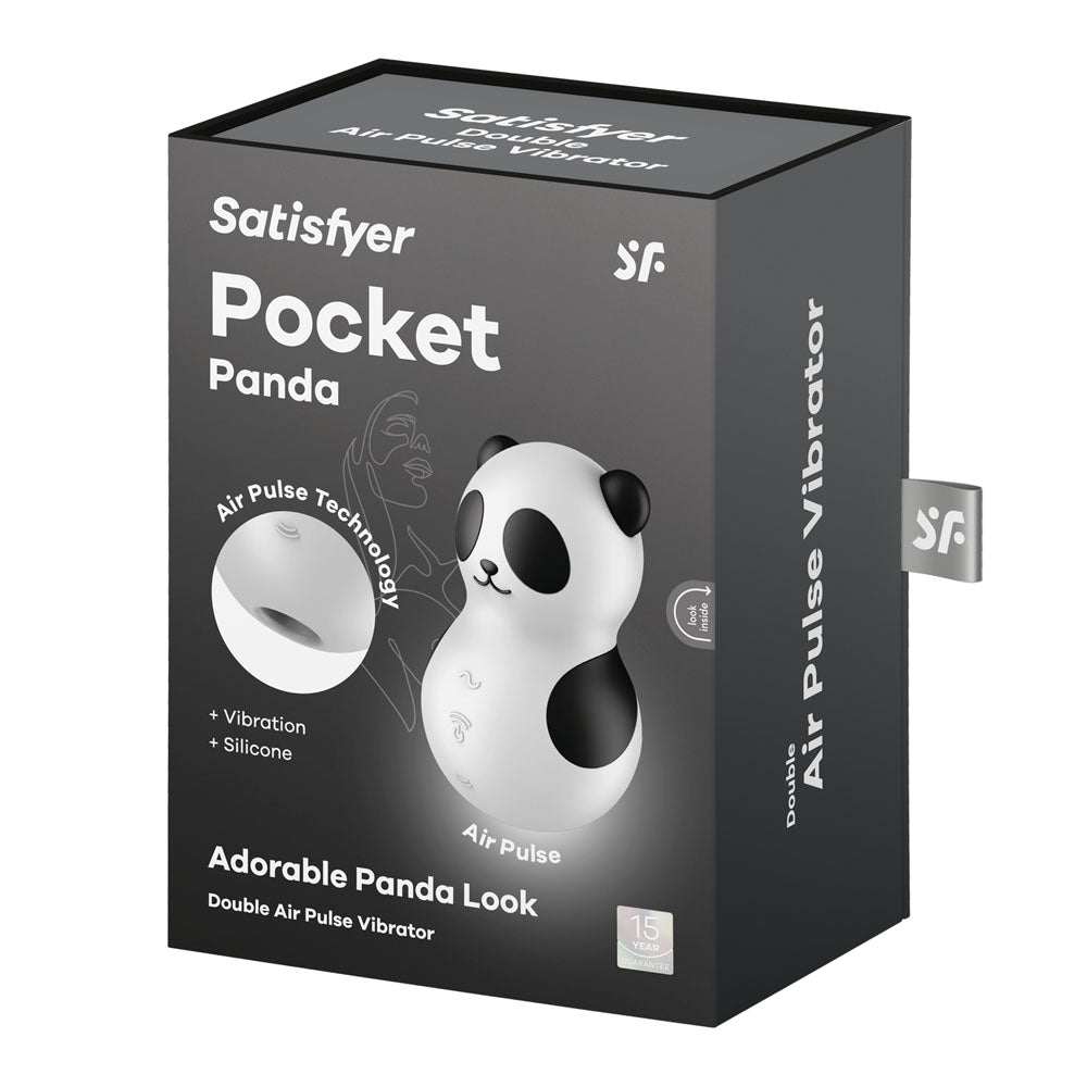 Satisfyer Pocket Panda Air Pulse Rechargeable Compact Vibrator > Sex Toys For Ladies > Air Pulsation