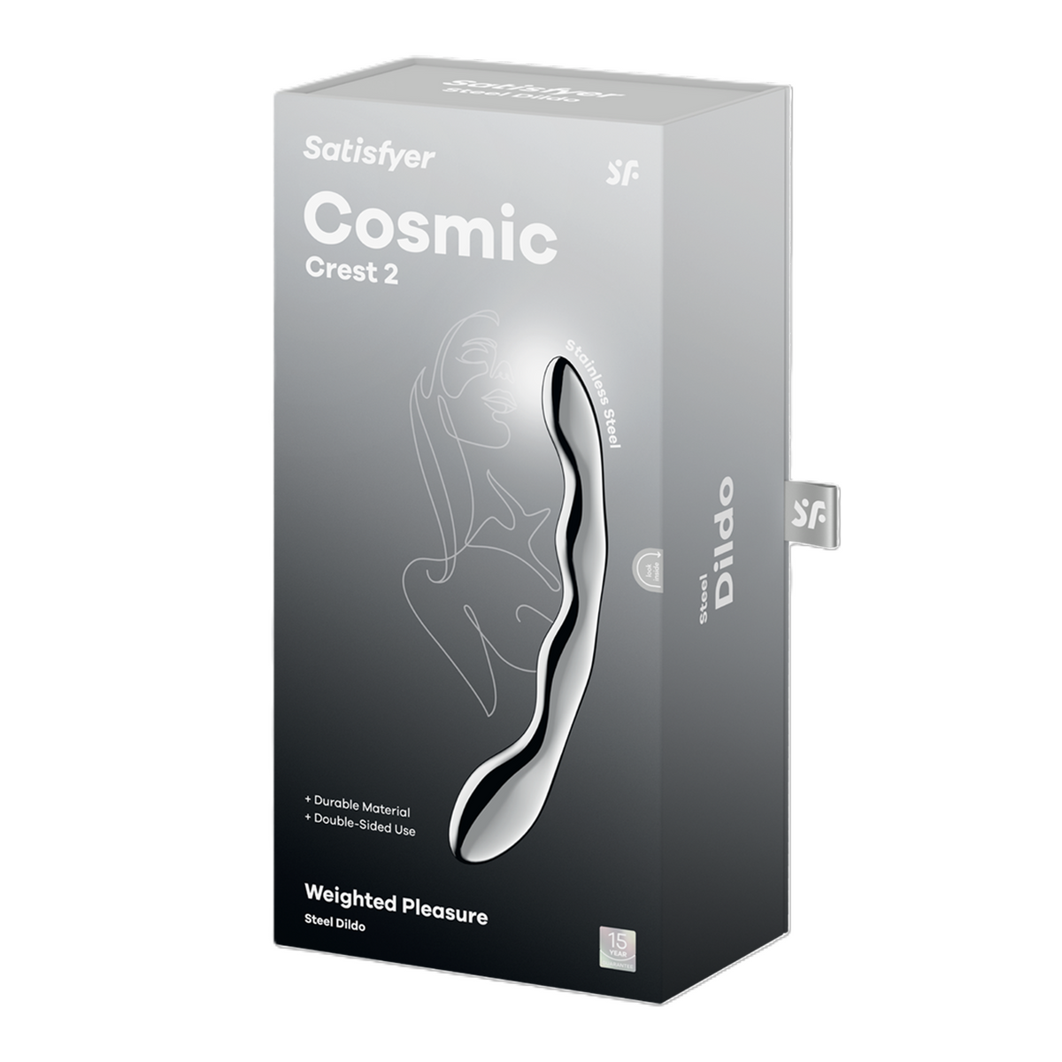 Satisfyer Cosmic Crest 2 Stainless Steel 20.5 Cm Dildo > Dildos > Neutral Dildos