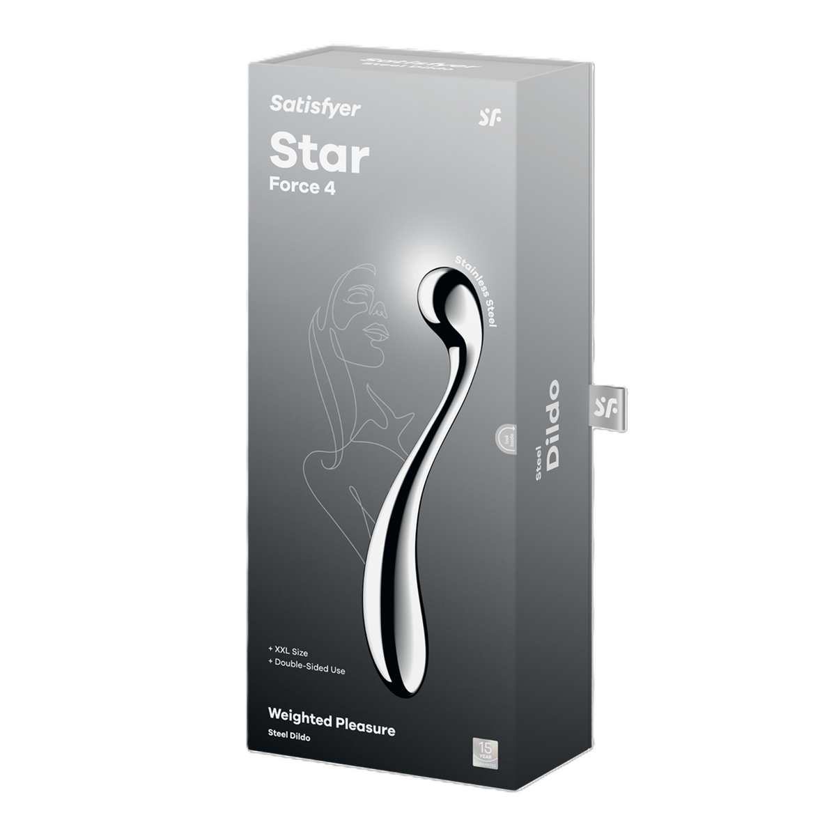 Satisfyer Star Force 4 Stainless Steel 26 cm Dildo Chrome > Dildos > Large Dildos