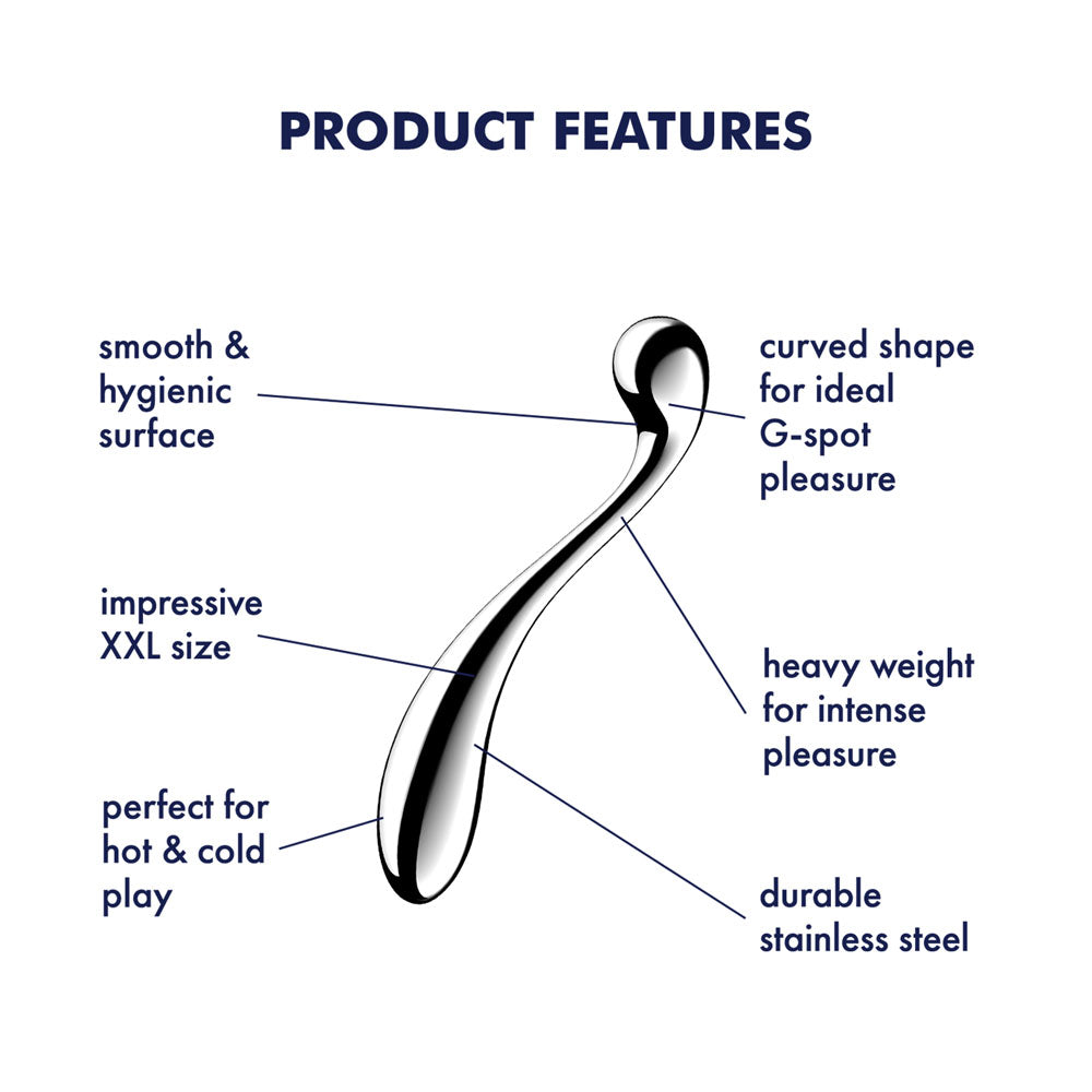 Satisfyer Star Force 4 Stainless Steel 26 cm Dildo DONGS-PREMIUM