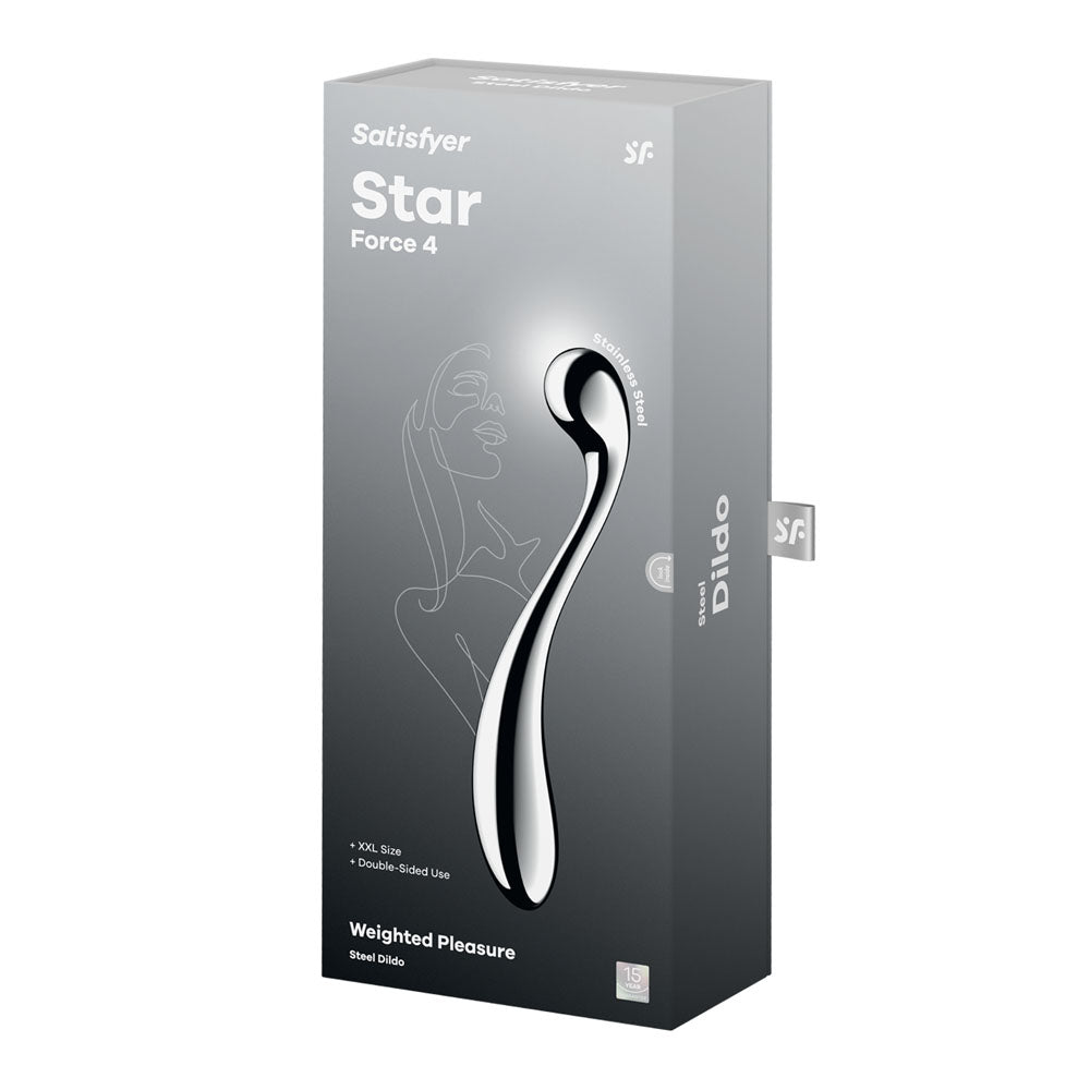 Satisfyer Star Force 4 Stainless Steel 26 cm Dildo DONGS-PREMIUM