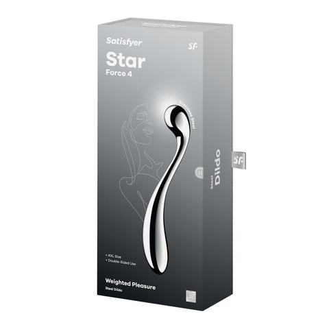 Satisfyer Star Force 4 Stainless Steel 26 cm Dildo DONGS-PREMIUM