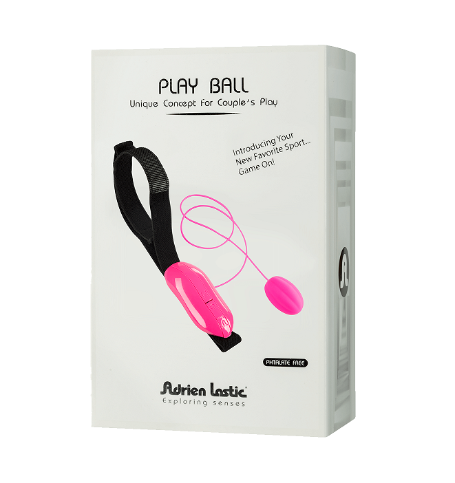 Adrien Lastic Play Ball Mini Vibrating Egg with Remote Control and Flexible Silicone Cord Pink Default Title EGGS