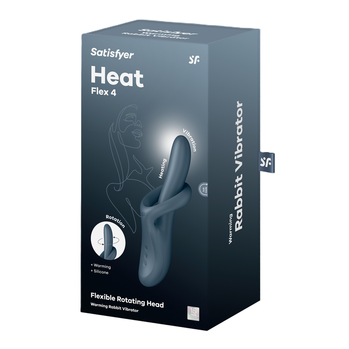 Satisfyer Heat Flex 4 Heating Vibrator Grey