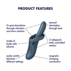 Satisfyer Heat Flex 4 Heating Vibrator Grey