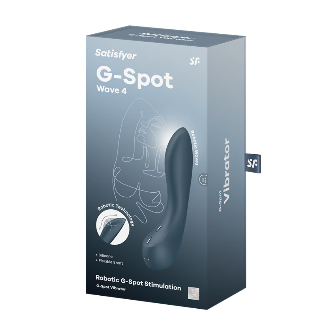 Satisfyer G-Spot Wave 4 Waterproof 8.5 Inch Robotic Technology G-Spot Vibrator Default Title > Sex Toys For Ladies > G-Spot Vibrators