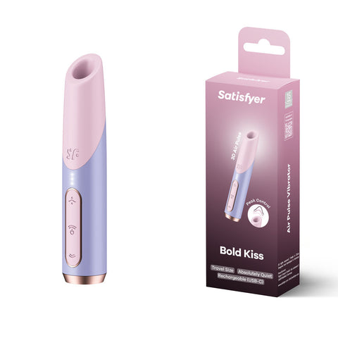 Satisfyer Bold Kiss Travel-Sized Clitoral Massager > Vibrators > Mini Vibrators