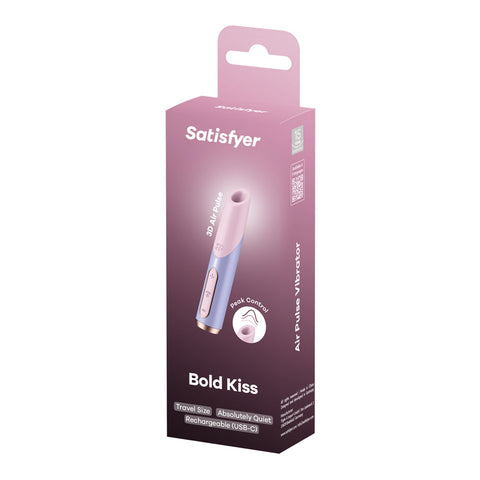Satisfyer Bold Kiss Travel-Sized Clitoral Massager > Vibrators > Mini Vibrators