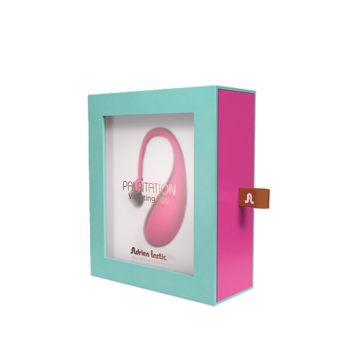Adrien Lastic Palpitation Pink Silicone Vibrating Egg with Nine Function Modes and Remote Control App Default Title EGGS