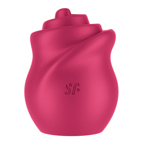 Satisfyer Tongue Twister – USB Rechargeable Stimulator Rose Stimulators