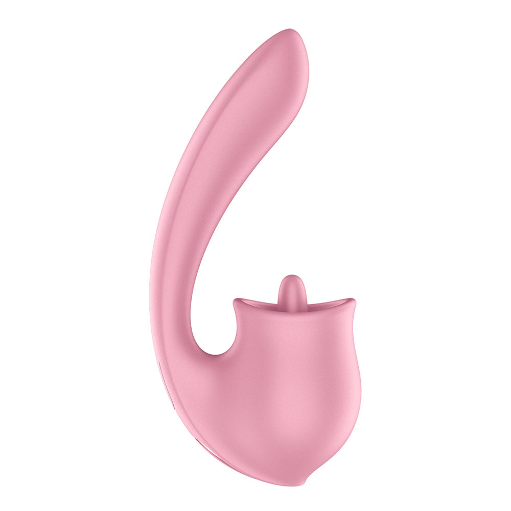 Satisfyer Tongue Genius – USB Rechargeable Flexible Silicone Clitoral and Insertable Vibrator > Sex Toys For Ladies > Clitoral Vibrators and Stimulators