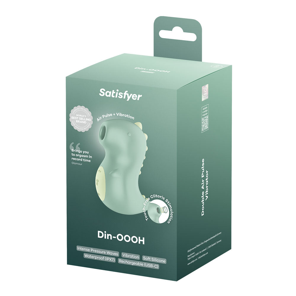 Satisfyer Din-Oooh (Green) – Pressure Wave Vibrator > Sex Toys For Ladies > Air Pulsation