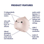 Satisfyer Mochi (Beige) – Air Pulse Stimulator > Sex Toys For Ladies > Air Pulsation
