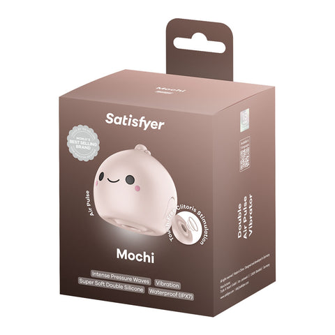 Satisfyer Mochi (Beige) – USB Rechargeable Air Pulse Stimulator AIR PULSATION-PREMIUM