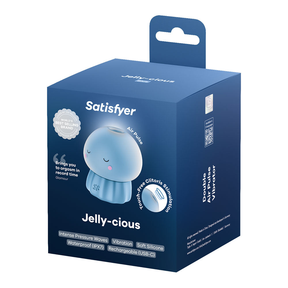 Satisfyer Jelly-Cious Air Pulse Vibrator Blue