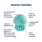 Satisfyer Jelly-Cious Waterproof Air Pulse Vibrator with Dual Motors and Multiple Intensities > Sex Toys For Ladies > Air Pulsation