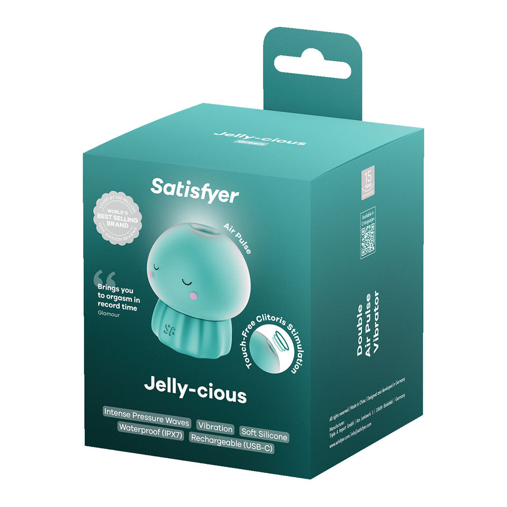 Satisfyer Jelly-Cious – USB Rechargeable Waterproof Air Pulse Vibrator AIR PULSATION