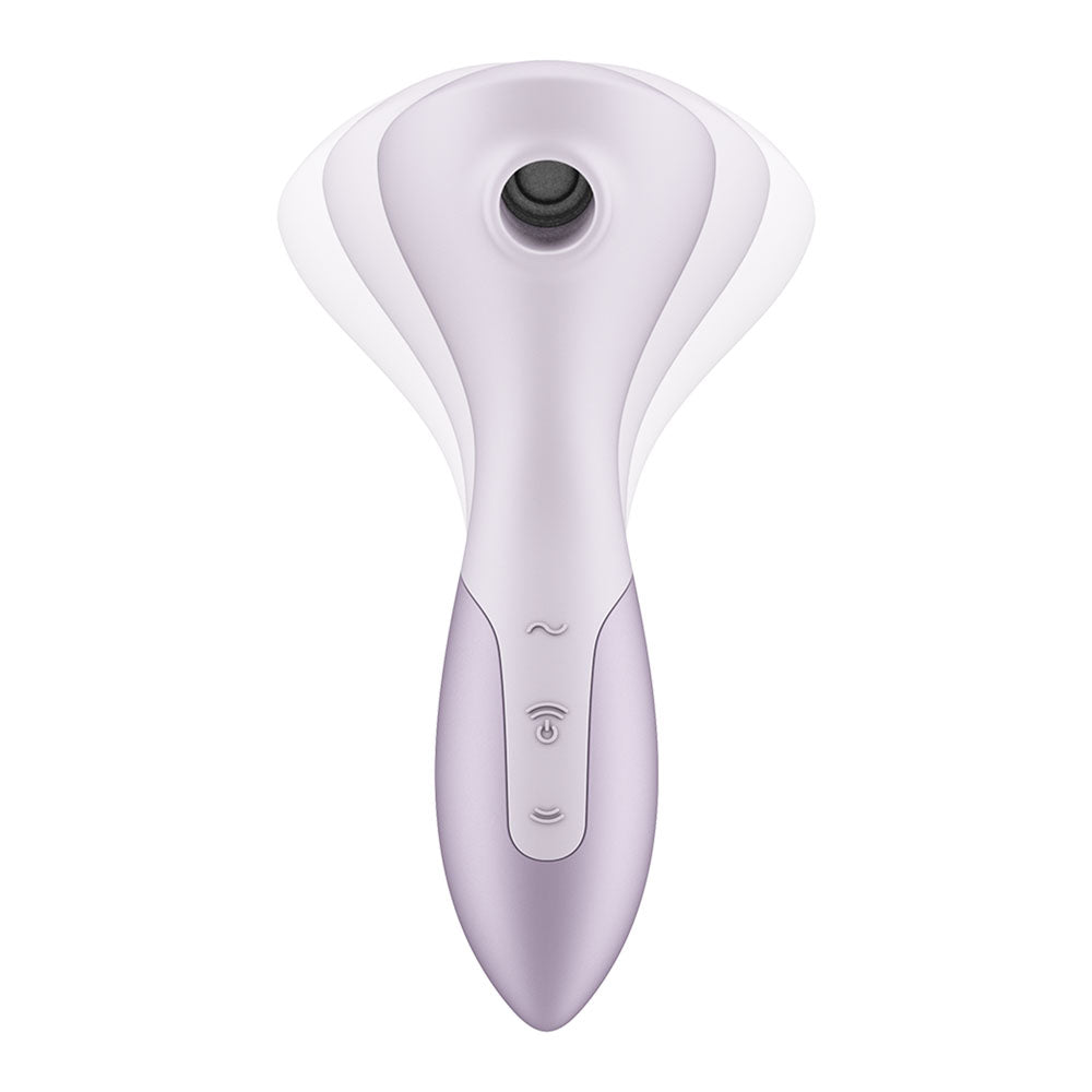 Satisfyer Wand-erful (Violet) – USB Rechargeable 15.8 cm Air Pulse Massage Wand > Sex Toys For Ladies > Air Pulsation