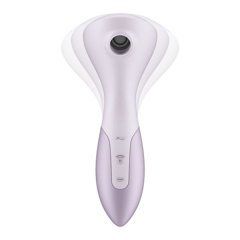 Satisfyer Wand-erful (Violet) – USB Rechargeable 15.8 cm Air Pulse Massage Wand > Sex Toys For Ladies > Air Pulsation