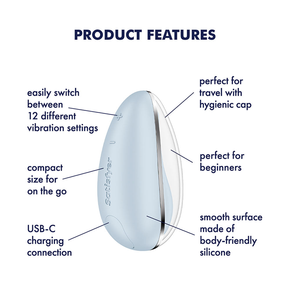 Satisfyer Drop To Go - - USB Rechargeable Clitoral Stimulator STIMULATORS-PREMIUM