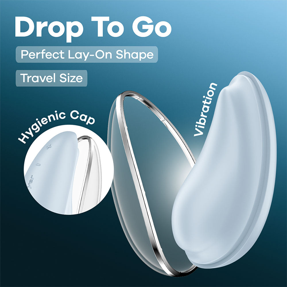 Satisfyer Drop To Go Clitoral Stimulator Blue